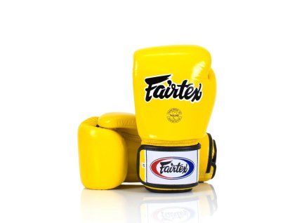 fairtex boxing gloves bgv1 yellow