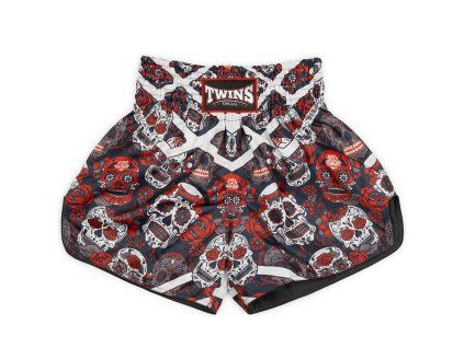 twins shorts calavera red 1
