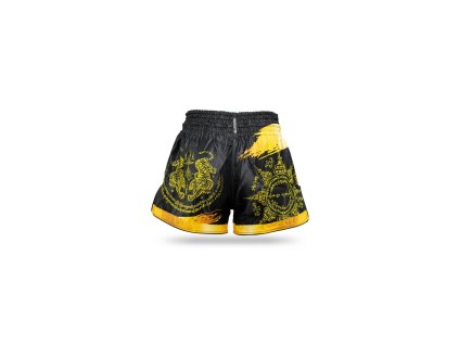Muay Thai shorts Blegend, Gold Tiger Unisex black/gold