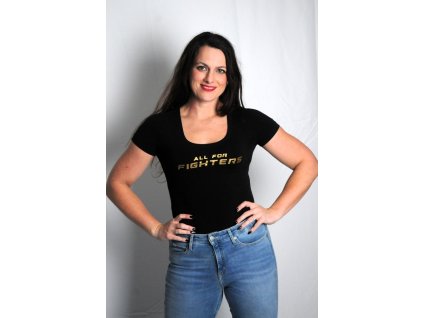 tshirt-all-for-fighters-cotton-black