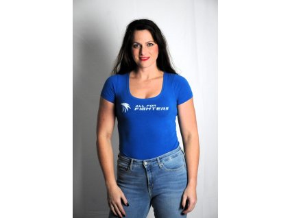 tshirt-all-for-fighters-cotton-blue