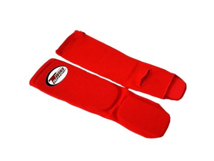 twins special elastic shinguards sgn1 red 946363