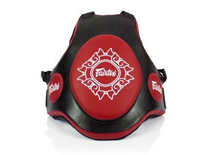 Fairtex tv2 training vest black red1
