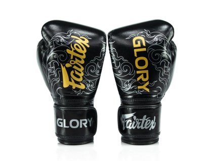 FairtexBoxing Gloves BGVG3 Glory Velcro Black Silver