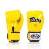 fairtex boxing gloves bgv1 yellow 1