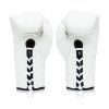 Fairtex BGL6 Pro Leather Laced Competition Gloves white2