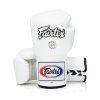 Fairtex BGL6 Pro Leather Laced Competition Gloves white3