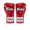 Fairtex BGL6 Pro Leather Laced Competition Gloves red4