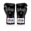 Fairtex BGL6 Pro Leather Laced Competition Gloves blak3
