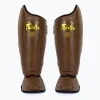 Fairtex SP8 shinguards brown1