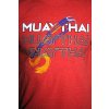 blegend muay thai boxing t shirt erke red