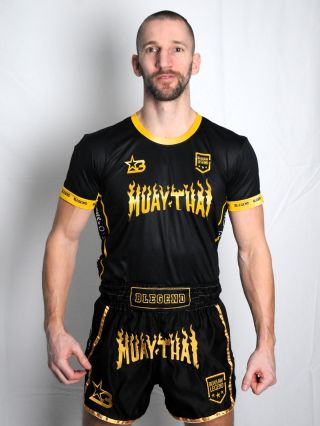 Brand new arrival 🥊🔥 Blegend satin shorts and performance T-shirt Zar. Made in Thailand by the premium brand Blegend...