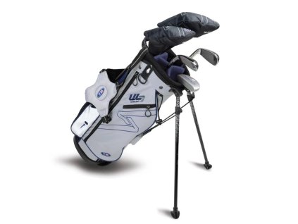 U.S. Kids UL7-51 (130CM) 5 Club Stand Set W20 Stříbrno/Navy/Bílý Bag