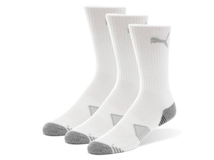 Puma Essential Crew 3 Pack Ponožky Bílé