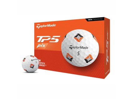 Taylormade TP5 Pix 3.0 24 Bílé 3ks