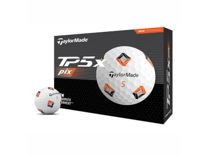 Taylormade TP5x Pix 3.0 24 Bílé 3ks