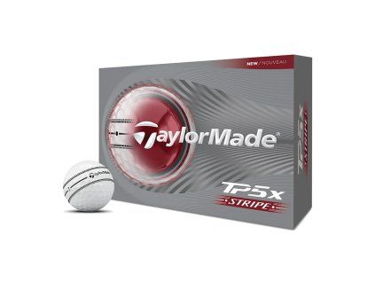 Taylormade TP5x Stripe 26 Bílé 12ks