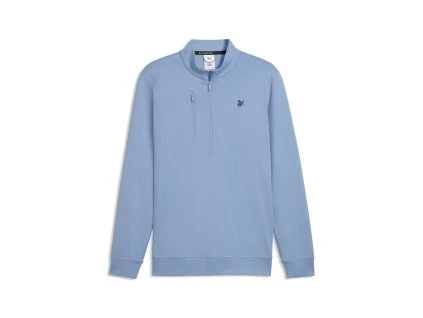 Puma x Reigning Champ 1/4 Zip Mikina Světle Modrá