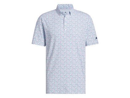 Adidas Ultimate365+ Soft Print Polo Světle Modré