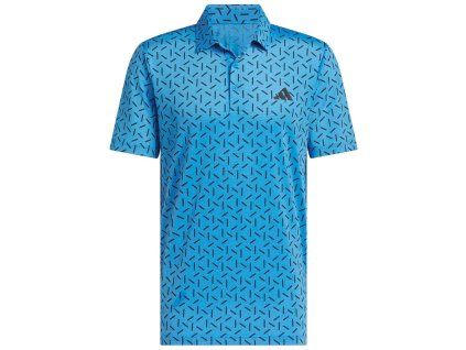 Adidas Ultimate365 Mesh Print Climacool Polo Modré