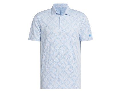 Adidas Ultimate365 Jacquard Polo Světle Modré
