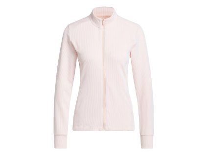 Adidas Performance Texture Full Zip Bunda Světle Růžová
