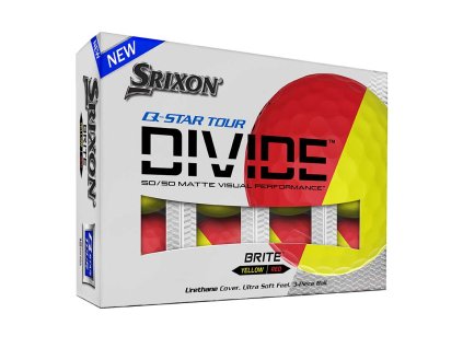 Srixon Q-Star Tour Divide Žlutá/Červená 12ks