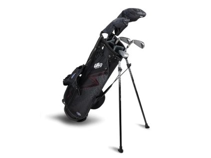 UL7-60 (152cm) 5 Club Stand Set w10 Černo/Maroon Bag