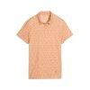 Puma Cloudspun Wavey Polo Oranžové