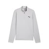 Puma Cloudspun Tech 1/4 Zip Tour Mikina Šedá
