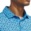 Adidas Ultimate365 Mesh Print Climacool Polo Modré