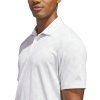 Adidas Ultimate365 Jacquard Polo Bílo/Světle Šedé
