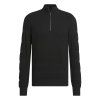 Adidas Ultimate365 Tour Wind Knit Quarter Zip Mikina Černá