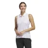 Adidas Ultimate365 Printed Ottoman Climacool Polo bez Rukávů Bílé
