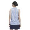Adidas Ultimate365 Printed Ottoman Climacool Polo bez Rukávů Světle Modré