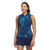 Adidas Ultimate365 Tour Printed Polo Bez Rukávů Tmavě Modré