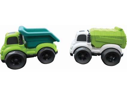 Sada nákladních aut z bioplastu 10 cm