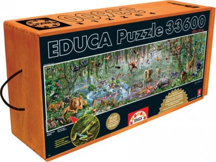 EDUCA Puzzle Divočina 33600 dílků