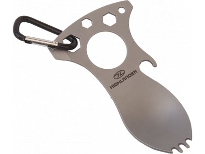 HIGHLANDER Foon 5 in 1 Tool Multifunkční lžíce (lžíce,otvírák,klíč 10,8,6 mm)