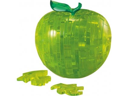 HCM KINZEL 3D Crystal puzzle Jablko zelené 44 dílků