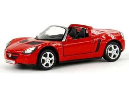 Welly Opel Speedster (2001) model 1:34 červený