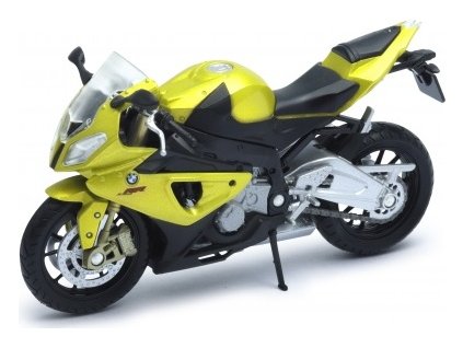 Welly - Motocykl BMW S1000RR model 1:18 zlatý