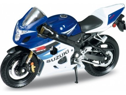 Welly - Motocykl Suzuki GSX-R750 model 1:18 modrý