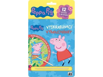 JIRI MODELS Škrabací vymalovánky Prasátko Peppa