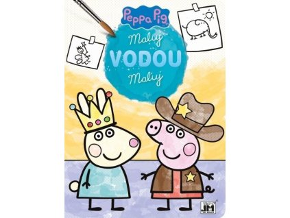 JIRI MODELS Maluj vodou Prasátko Peppa a kamarádi