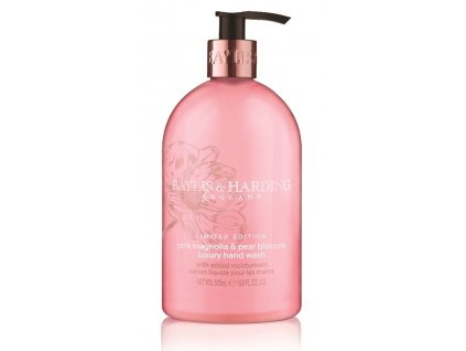 Baylis & Harding Tekuté mýdlo na ruce - Růžová magnólie a Hruškový květ, 500ml