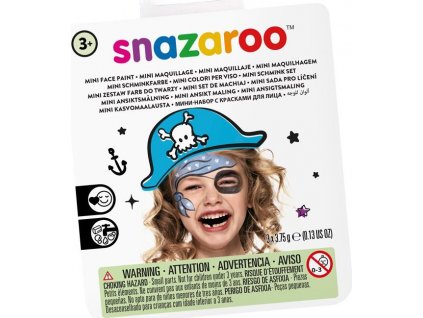 SNAZAROO Mini sada barev na obličej modrá, černá, bílá