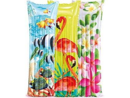Nafukovací lehátko INTEX FASHION 59720 bílá