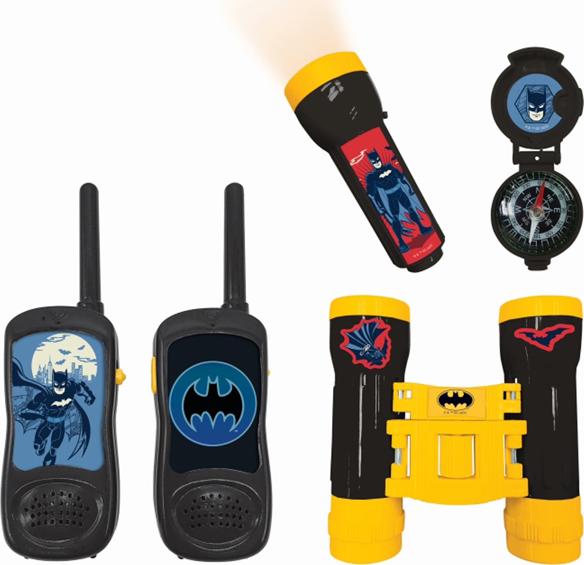Dobrodružná sada Batman s vysílačkami, dalekohledem a kompasem