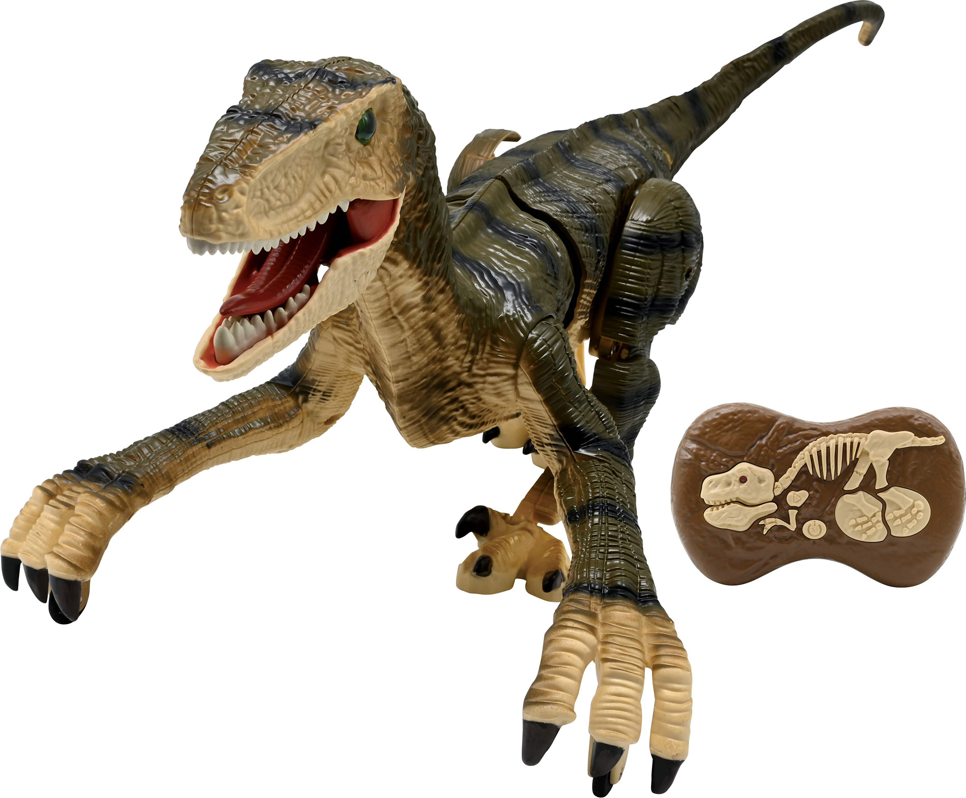 Dinosaurus na dálkové ovládání s realistickými zvukovými efekty